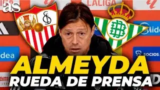 MAT&Iacute;AS ALMEYDA, RUEDA de PRENSA completa PREVIA al SEVILLA VS BETIS