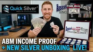ABM Income Proof + New Silver Unboxing Live! 🔴