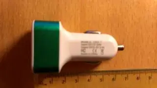 JL-280-1 12 - 24V 3 USB Port Car Charger  -  COLORMIX