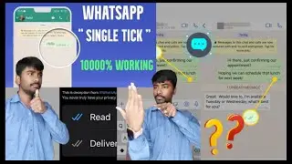 WhatsApp Single Tick  online | WhatsApp Single Tick Setting readreceipt 2026 / whatsapp Chats blue