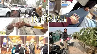 बीमार Hua,Drip Lagi,Fir Bhi Gaye शादी में/ गाड़ी Ki TailLight Ki Thik/ @SukhjeetJangu 