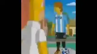 the simpsons messi football soccer shitpost