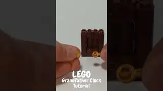 LEGO Standuhr Tutorial #lego #shorts #legotutorial #grandfatherclock #legograndfatherclock #moc