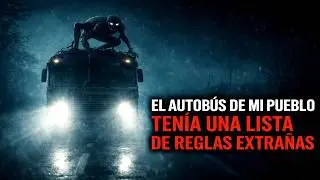 El autobus de mi pueblo tenia una lista de reglas extra&ntilde;as