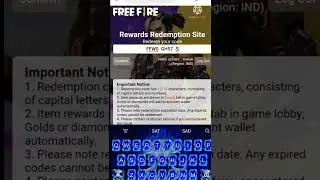 FREE FIRE TODAY REDEEM CODE ||FREE FIRE 4 MAY REDEEM CODE || FREE FIRE REDEEM CODE TODAY ||FREE FIRE