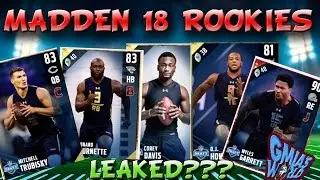 Madden 18 TOP Rookie Ratings LEAKED? What Madden 18 Rookie Ratings Should Look Like!