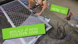 How to with Michael #18: Replacing a damaged fly screen mesh