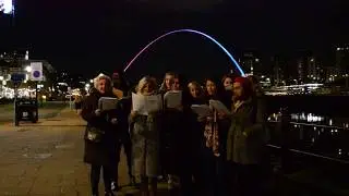 Merry Christmas from Sing Up - carol singing in Newcastle
