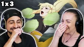 DARKNESS HAS US WEAK!! 🤣 *KONOSUBA* Episode 3 REACTION!