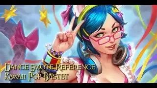 Kawaii Pop Bastet Dance Reference - PonPonPon (SMITE)