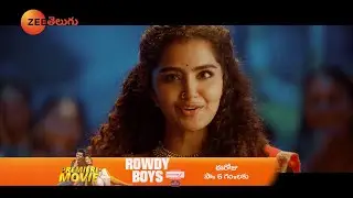 Rowdy Boys Premiere Movie | Ashish, Anupama | Today at 6 PM | Zee Telugu