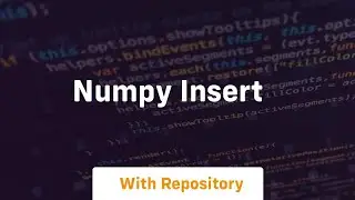 numpy insert