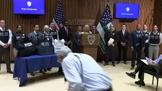 Watch live as NYPD executives make a law enforcement announcement.