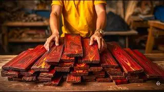 Don't Watch, You'll Be Mesmerized: This Carpenter Turns Scraps Wood Into Stunning Works of Art!
