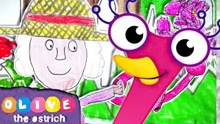 Olive the Ostrich - The Thirsty Flowers! | Full Episodes