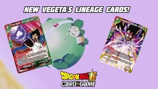 REVEALING THE FIRST VEGETA'S LINEAGE CARDS!