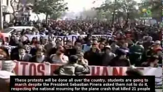 There will be general strike in Chile on Thu.