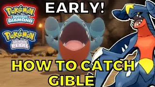 Как поймать ГИБЛА и получить ГАРЧОМПА на ранней стадии в Pokemon Brilliant Diamond и Shining Pearl