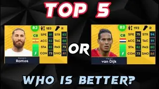 TOP 5 Defenders in Dream League Soccer 2022 | DLS22 |