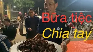  Vợ chồng Giang TV L&agrave;m bữa cơm chia tay b&agrave; con