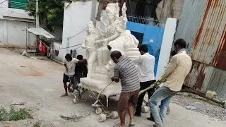 Durga Idol Transporting at Dhoolpet | Durga mata Transporting 2020