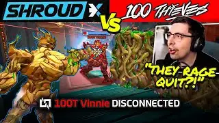 Shroud SHOCKED by insane SHROUD-X vs 100 Thieves game | Marvel Rivals Fight Night