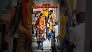 delhi university election 2025। joslyn choudhary nsui campaigning video। abvp nsui । public news tv