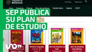SEP publica plan de estudios para Preescolar, Primaria y Secundaria con programa sint&eacute;tico