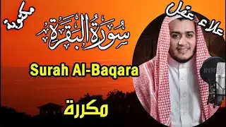 🌸سورة البقرة كاملة طاردة للشياطين بإذن الله مكررة 5 مرات علاء عقل| مكتوبة |  AlBaqarah by Ala Aqel