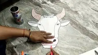Cow mask 🐄...for Kiaan...