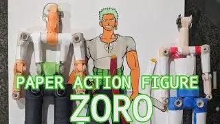 Zoro Paper Action Figure (Part 1)