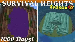 I Survived 1000 Days in Minecraft Hardcore Amplified Survival - World Tour and World Download!