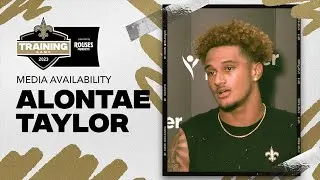 Alontae Taylor talks cornerback competition, playing in slot | Saints Training Camp 2023