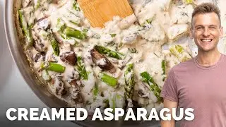 Creamed Asparagus on Toast | Sounds Weird but Super Delish!