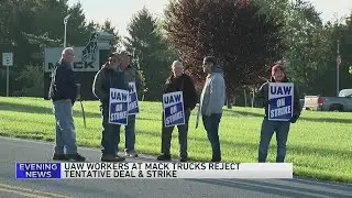 Workers at Mack Trucks go on strike after rejecting tentative contract deal