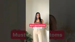 Must have Bottoms from Urbanic ✨ #bottom #musthaves #shortsindia
