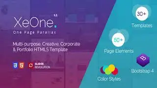 XeOne - One Page Parallax | Themeforest Website Templates and Themes