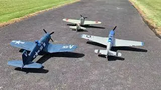 RC F4U-4 Corsair Warbird Flight with Audio FX: Flight Seven