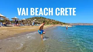 Vai Beach Crete - &Pi;&alpha;&rho;&alpha;&lambda;ί&alpha; &Beta;ά&iota; &Kappa;&rho;ή&tau;&eta;