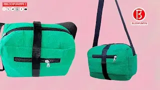 How To Make a sports shoulder bag Sewing Full Video Tutorial Episode 01