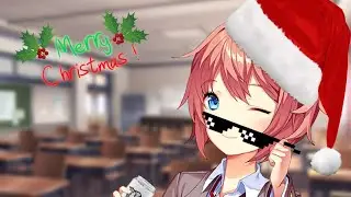 my yearly ddlc Christmas edits but I mashed them all together 