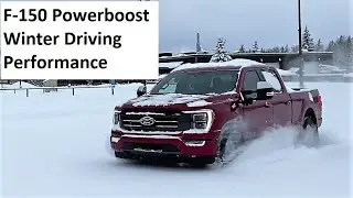 Обзор и ходовые качества Ford F 150 Powerboost Hybrid 2021 года по глубокому снегу