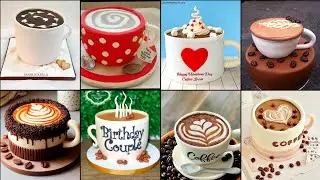 Beautiful Coffee And Tea Cake Decorating Ideas/Birthday Cake Design