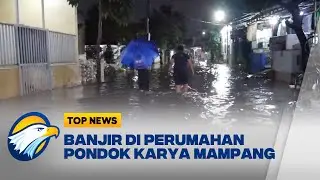 Banjir di Perumahan Pondok Karya Mampang
