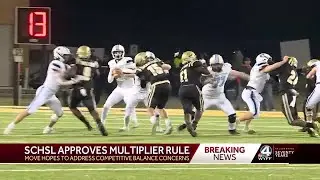 South Carolina High School League approves multiplier rule to address competitive balance concerns
