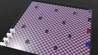 Swarm Production in Webots