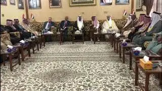 زيارة القنصل العام الكويتي السيد بداح الدوسري الى ديوان الغانم في البصرة