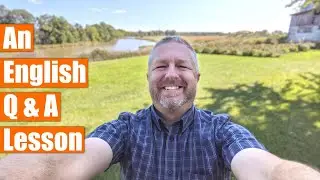 An Outdoor English Lesson! Let's Talk about the English Language!