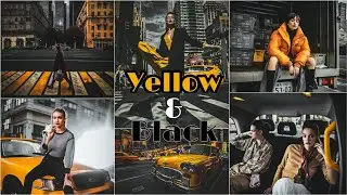 How to edit Black and Yellow Preset| Lightroom Mobile Presets Free DNG