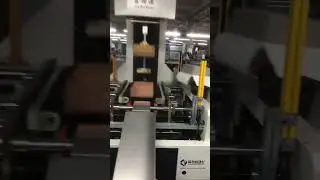 Automatic rigid box forming machine-cardstock paper produce.#automation #machine #rigid #packing